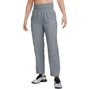 Nike Dri-FIT One Ultra High-Waisted Pants Smoke Gray Elastic Waist